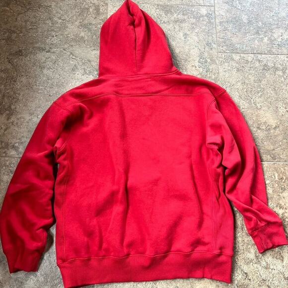 J America Sweatshirt Men's size L, Red hoodie sweatshirt - Picture 4 of 6